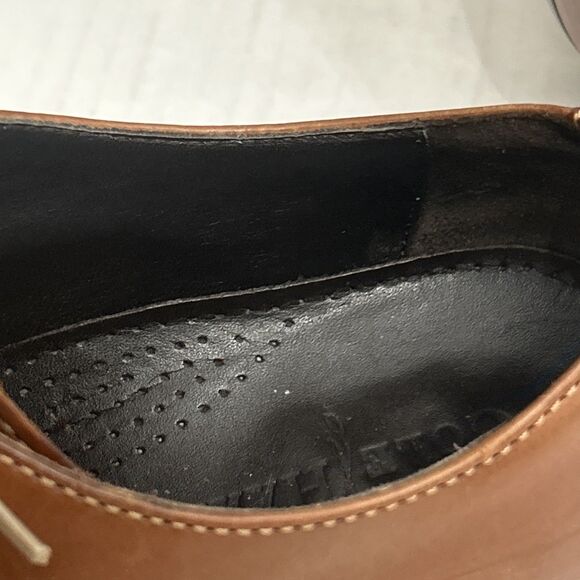 Cole Haan Oxford Brown Leather Apron Split Round Toe Lace Up Shoes Size 9M main image 5